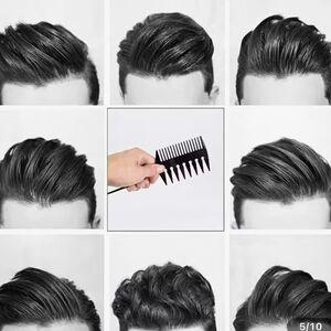 NWT Black Multifunctional Styling Comb